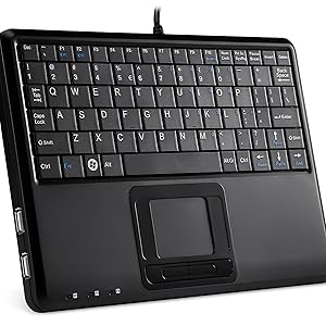 compact touchpad keyboard