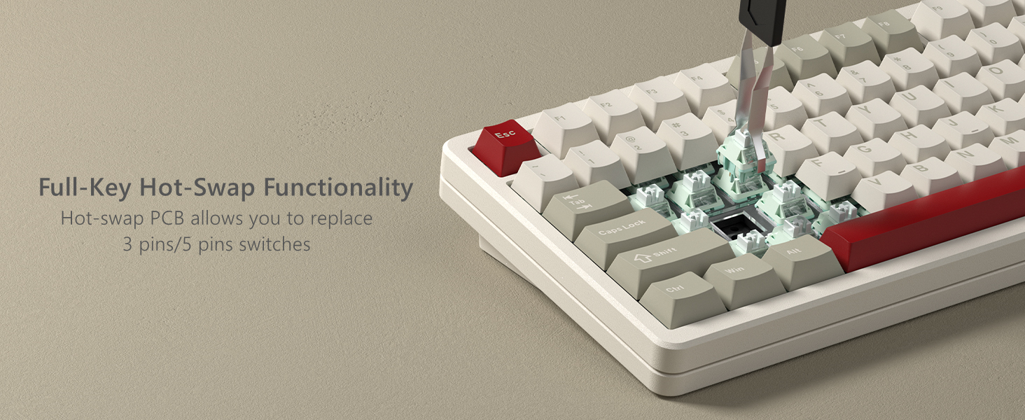 Wireless Bluetooth Mechanical Keyboard