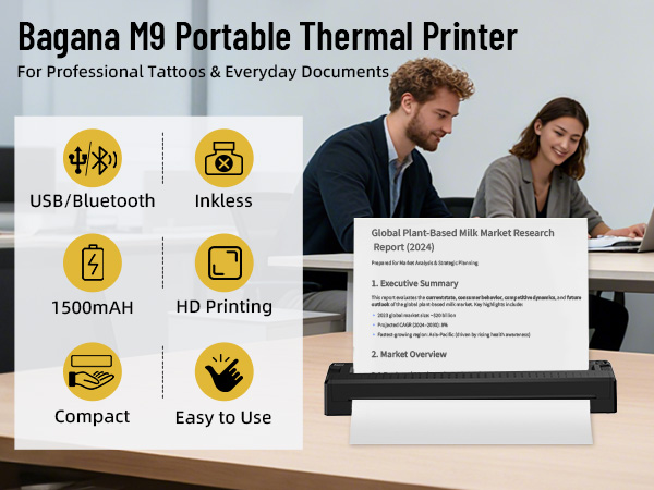 bagana portable thermal printer