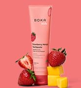 Boka n-Ha kids toothpaste in strawberry mango