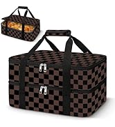 Coobiiya Insulated Casserole Carrier – Portable Tote for Hot or Cold Food, Warmer &amp; Cooler Bag Lu...