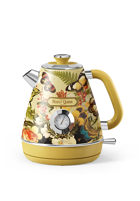 Floral Printed Electric Kettle