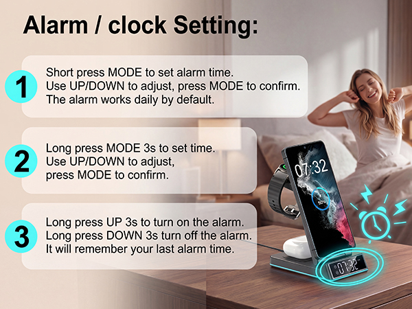 Alarm / clock Setting