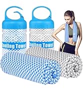 BOGI 2 Pack Cooling Towel, Cooling Towels for Neck and Face-40"x12"- Ice Towel for Instant Coolin...