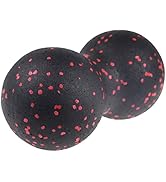 Toddmomy deep Tissue Massage Lacrosse Balls Peanut Foot Massager Mobility Foam Roller Peanut Exer...