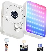 YULINKCO RGB Video Light, 100 LED Portable Camera Light, 360° Full Color Photography Lighting, 27...