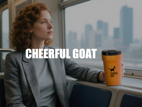 stainless steel coffee tumbler with ceramic liner,insulated coffee mug with lid for travel