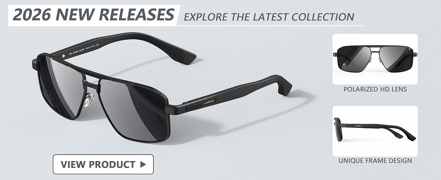 square aviator sunglasses for men