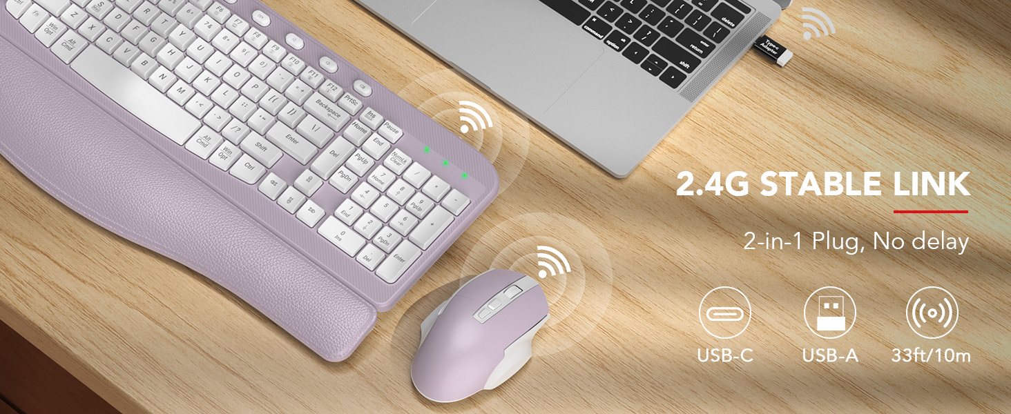 ergo wireless keyboard and mouse