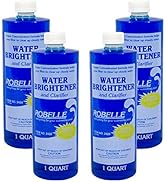 Robelle 2420-04 Water Brightener and Clarifier for Swimming Pools, 1-Quart, 4-Pack