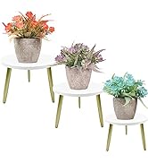 HAINARverS Plant Stand Indoor,Maiangel 3-Pack Metal Plant Stand,Corner Anti-Rust Iron Outdoor Pla...