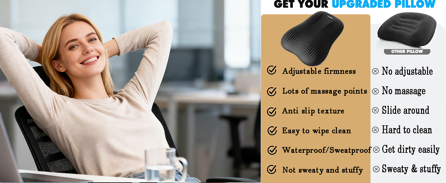 Lumbar Support Pillow for office chair Lumbar Support Pillow for car