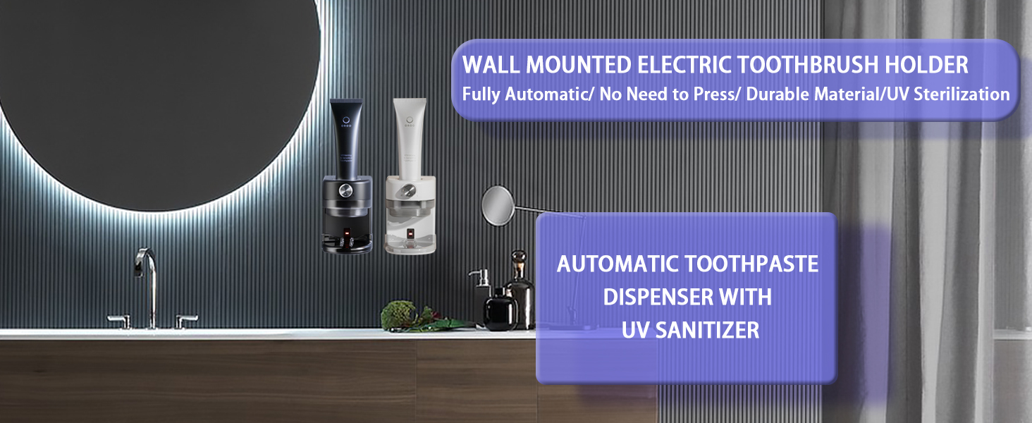 The smart toothpaste dispenser is available in two colors