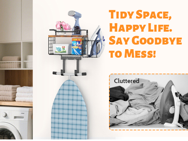 Ironing Board Hanger Wall Mount