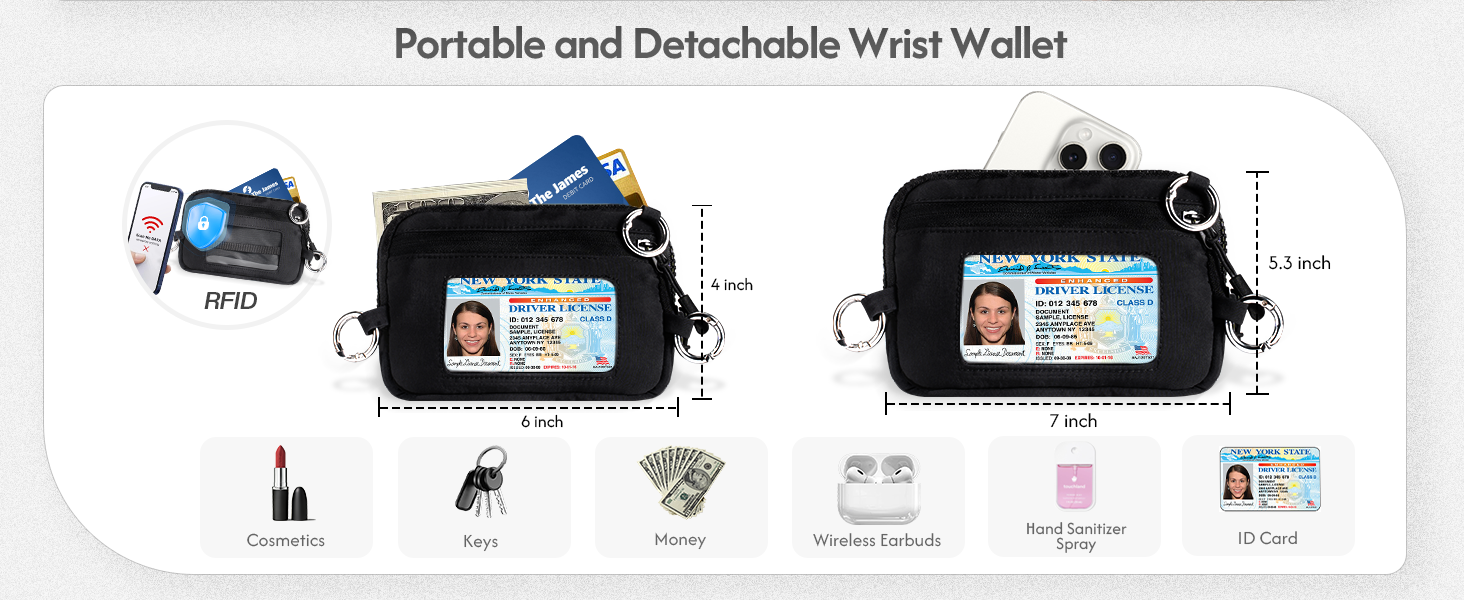 clip and go phone strap lanyard crossbody cross body adjustable cell wristlet wrist wallet rfid