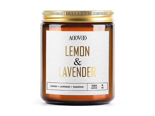 lemon lavender candle