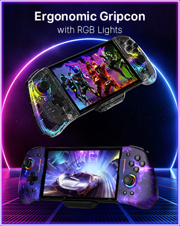 Showcasing Ergonomic Gripcon with RGB lights