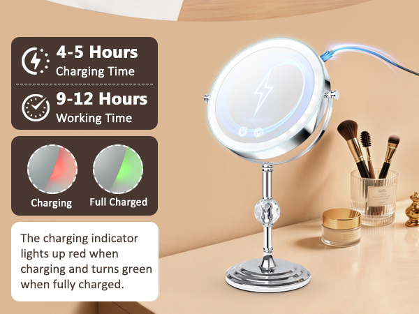Double Sided Magnifying Mirror