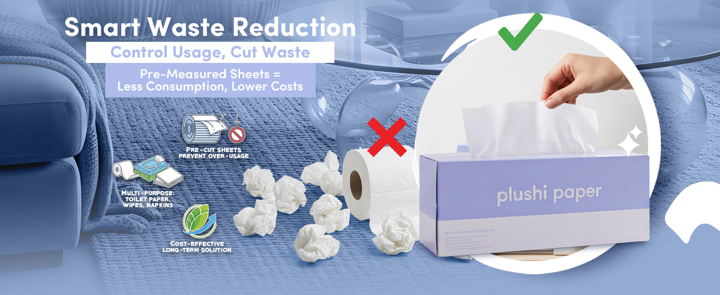 Septic Safe Tube Free Toilet Paper