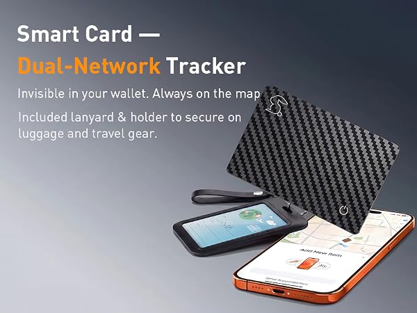 TRSC001CF-Ultra thin smart card tracker hero image