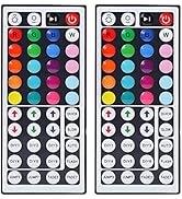 44 Keys RGB LED Light Strip Wireless Remote Controller SUPERNIGHT Led Light Remote Replacement fo...