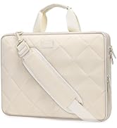 MOSISO 360 Protective Laptop Shoulder Bag, 15-15.6 inch Double Layer Fluffy Padded Laptop Bag wit...