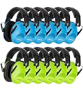 Floriogra 12 Pack Noise Canceling Headphones for Kids, Kids Ear Protection Earmuffs for Autism, T...