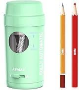 AFMAT Electric Pencil Sharpener, Auto in &amp; Out, Fully Automatic Pencil Sharpener for Colored Penc...