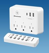 DEWENWILS Wireless Remote Control Outlet, 125V/15A/1875W Remote USB Outlet Switch, 100FT Control ...