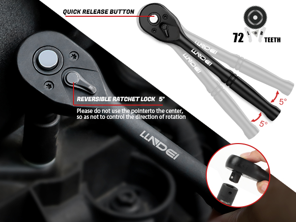 3/8 socket ratchet handle