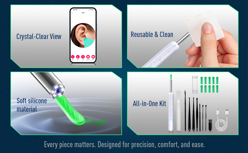 Ear Wax Removal Tool with Camera