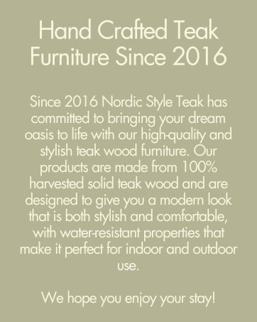 nordic style teak