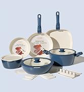 23Pcs Cookware Set Navy