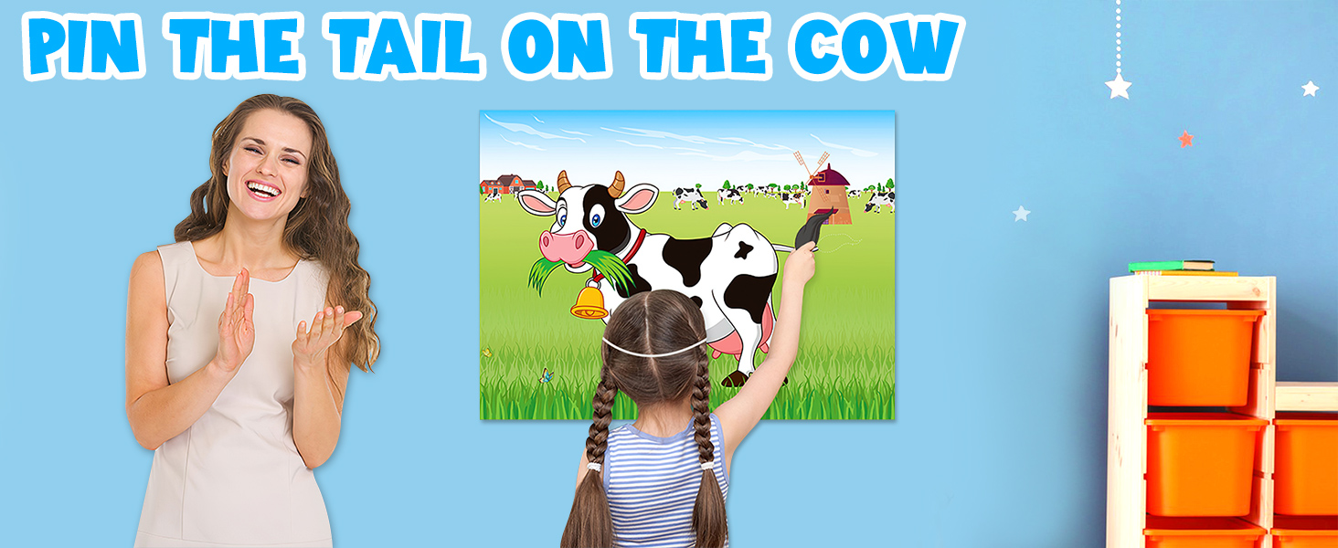 Pin The Tail on The Cow