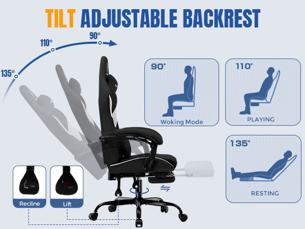 Fabric Gaming Chair
