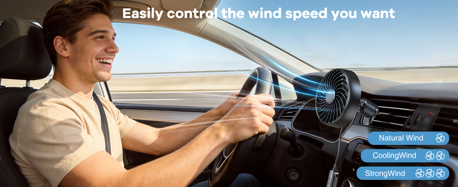 usb car fan