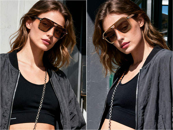 Polarized Aviator Sunglasses Women Men Retro 70s 80s 90s Aviators Trendy Square Pilot Vintage Shades