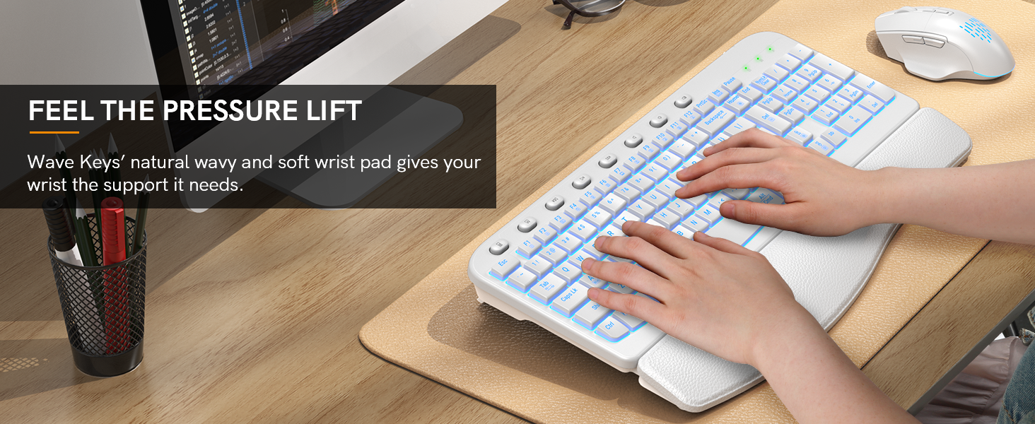 white keyboard and mouse duo