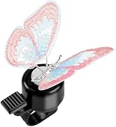Kid's Bike Bell, Bicycle Horn for Girls, Toddler Bike Bells with Butterfly Design - Cute DIY Bicy...