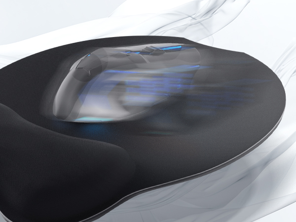 smooth fabric surface for mouse moving fast