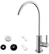 WEWE Drinking Water Faucet for Kitchen Sink, Kitchen Water Filter Faucet Stainless Steel for Reve...