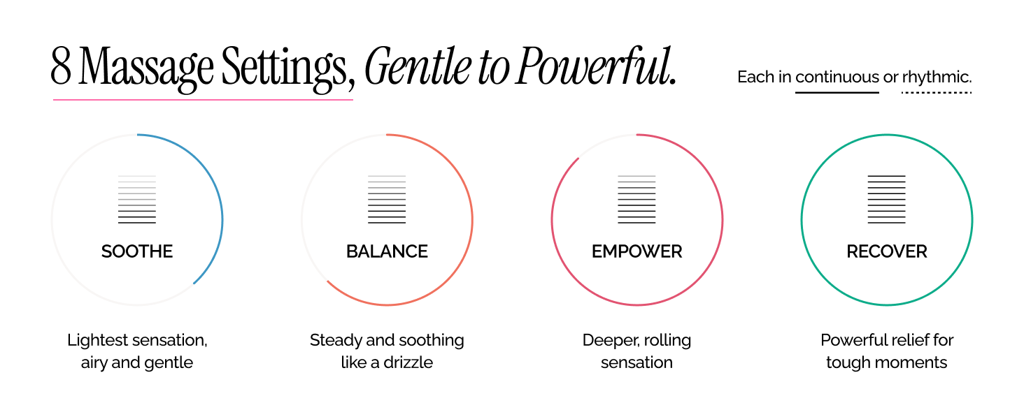 8 Massage Settings
