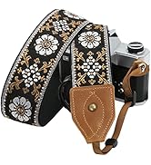 Camera Strap for All DSLR/SLR Cameras,Double Layer top-grain Cowhide Ends,2