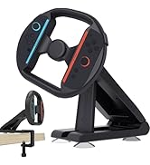 Controller Steering Wheel for Nintendo Switch 2 (2025) Gaming Racing Wheel Stand, Table Attachmen...