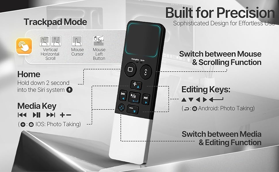 Bluetooth remote for Android, ideal for use beside phone and tablet, bluetooth remote for iphone