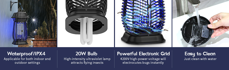 Waterproof Fly Zapper