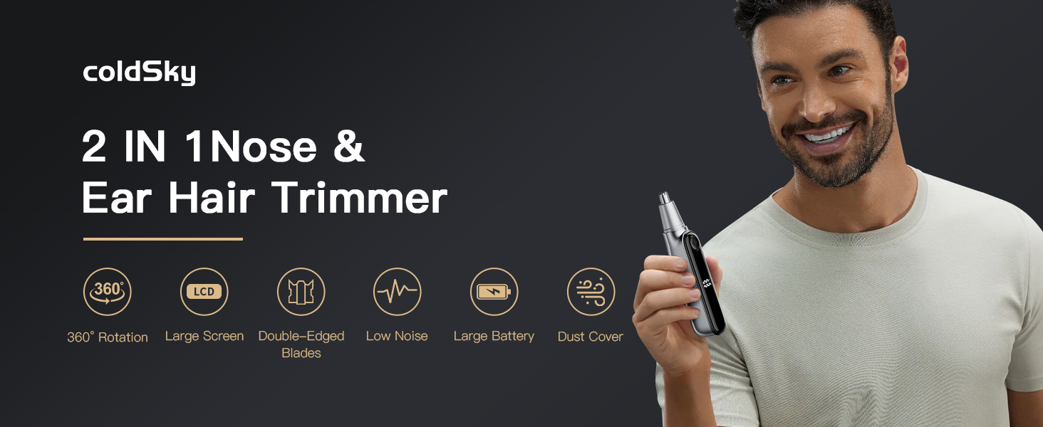 nose hair trimmer for men women