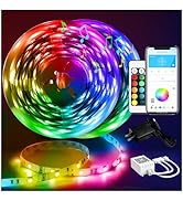 DAYBETTER Led Strip Lights 100ft Smart with App Remote Control, 5050 RGB for Bedroom, Living Room...