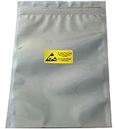 Daarcin 10pcs 11x13in/28x33cm Anti Static Resealable Large Size Bags,ESD Bags for Motherboard HDD...