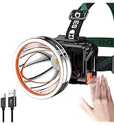 PINSAI High Power LED Headlamp Super Bright Adult Motion Sensor Headlight Spotlight Waterproof Ou...